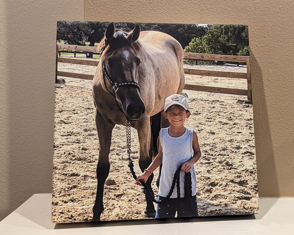 Cruz and Horse April